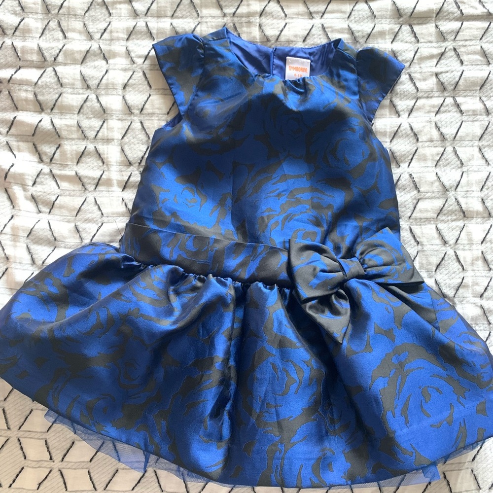 Baby girl short sleeve bow dress